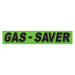 Slogan Window Stickers - 2 3/4" x 14 1/2" Fluorescent Green & Black