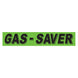 Slogan Window Stickers - 2 3/4" x 14 1/2" Fluorescent Green & Black