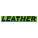 Slogan Window Stickers - 2 3/4" x 14 1/2" Fluorescent Green & Black