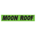 Slogan Window Stickers - 2 3/4" x 14 1/2" Fluorescent Green & Black