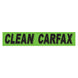 Slogan Window Stickers - 2 3/4" x 14 1/2" Fluorescent Green & Black