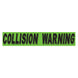 Slogan Window Stickers - 2 3/4" x 14 1/2" Fluorescent Green & Black