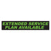 Slogan Window Stickers - 2 3/4" x 14 1/2" Fluorescent Green & Black