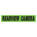 Slogan Window Stickers - 2 3/4" x 14 1/2" Fluorescent Green & Black