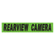 Slogan Window Stickers - 2 3/4" x 14 1/2" Fluorescent Green & Black