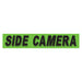 Slogan Window Stickers - 2 3/4" x 14 1/2" Fluorescent Green & Black