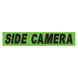 Slogan Window Stickers - 2 3/4" x 14 1/2" Fluorescent Green & Black