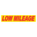 Slogan Window Stickers - 2-3/4" x 14-1/2" Yellow & Red