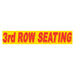 Slogan Window Stickers - 2-3/4" x 14-1/2" Yellow & Red