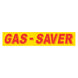 Slogan Window Stickers - 2-3/4" x 14-1/2" Yellow & Red