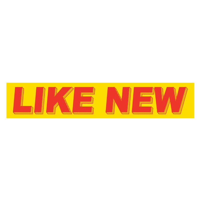 Slogan Window Stickers - 2-3/4" x 14-1/2" Yellow & Red