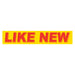 Slogan Window Stickers - 2-3/4" x 14-1/2" Yellow & Red