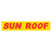 Slogan Window Stickers - 2-3/4" x 14-1/2" Yellow & Red