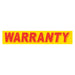 Slogan Window Stickers - 2-3/4" x 14-1/2" Yellow & Red