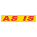 Slogan Window Stickers - 2-3/4" x 14-1/2" Yellow & Red
