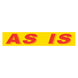 Slogan Window Stickers - 2-3/4" x 14-1/2" Yellow & Red