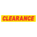 Slogan Window Stickers - 2-3/4" x 14-1/2" Yellow & Red