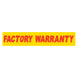 Slogan Window Stickers - 2-3/4" x 14-1/2" Yellow & Red