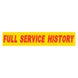 Slogan Window Stickers - 2-3/4" x 14-1/2" Yellow & Red
