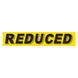Slogan Window Stickers - 2-3/4" x 14-1/2" Yellow & Black