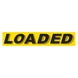 Slogan Window Stickers - 2-3/4" x 14-1/2" Yellow & Black