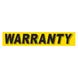 Slogan Window Stickers - 2-3/4" x 14-1/2" Yellow & Black