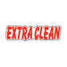 Die-Cut Window Stickers - 3-1/2" x 13-1/2" Red & White