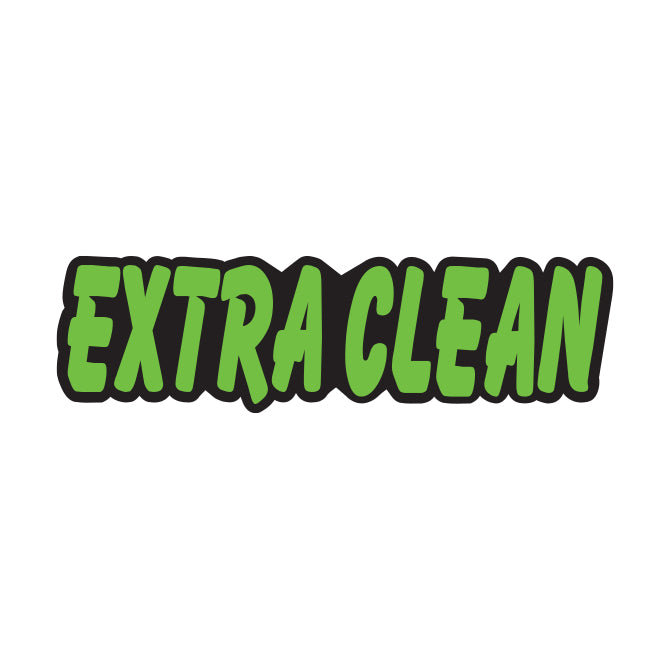 Green & Black Die Cut Slogan Stickers