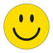 6" Happy Face Window Stickers