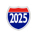 Interstate Shields Window Stickers