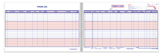 UPS Log Book/Customer Contact Log