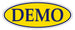 Window Sticker, Blue on Yellow OVAL