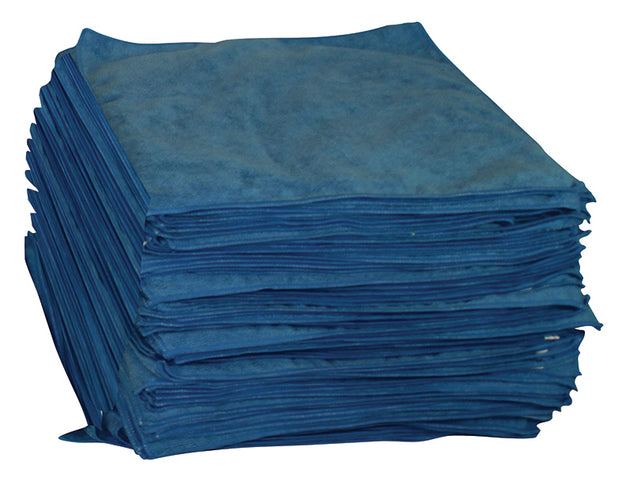 Plush Blue Microfiber Detailing Towel  - Approx. 15" x 25"