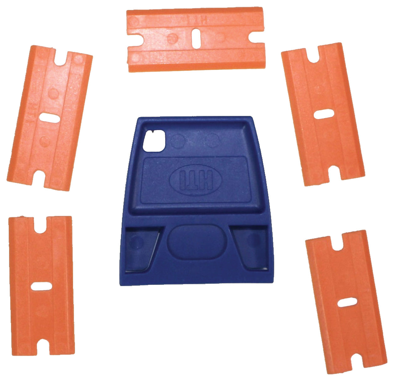 Mini Scraper with 5 Plastic Blades