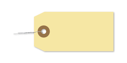 Manila Tags with Wire Inserted - TWW-3
