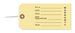 Manila Tags with Wire inserted