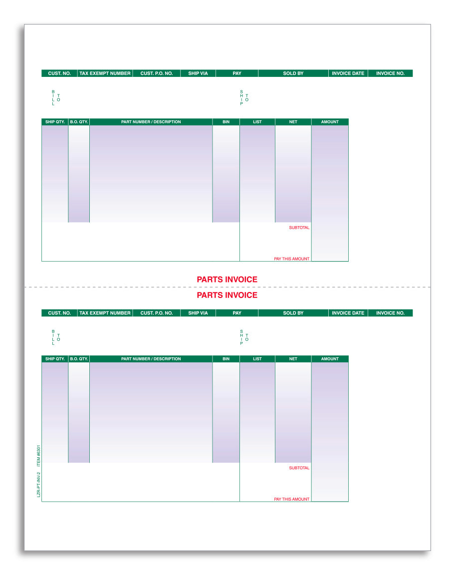 Laser Cut Sheets - Perforated