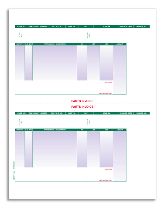 Laser Cut Sheets - Perforated