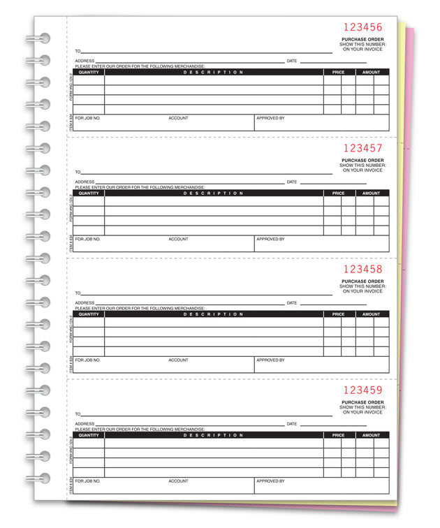 Purchase Order Book