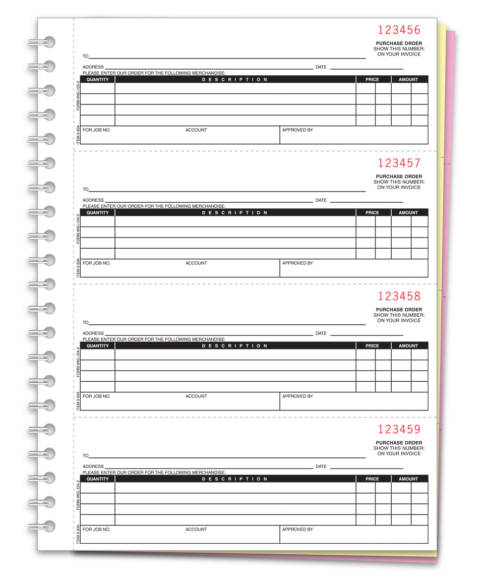 Purchase Order Book