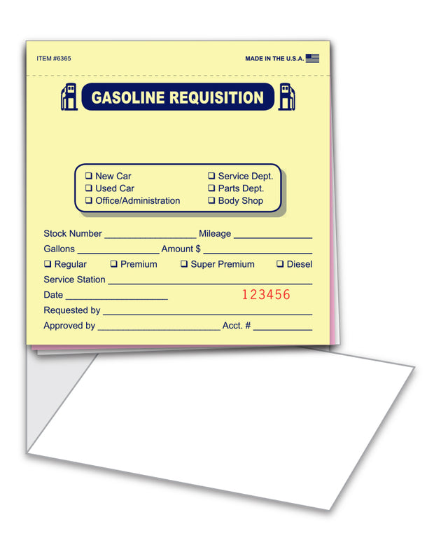 Fuel Requisition Books