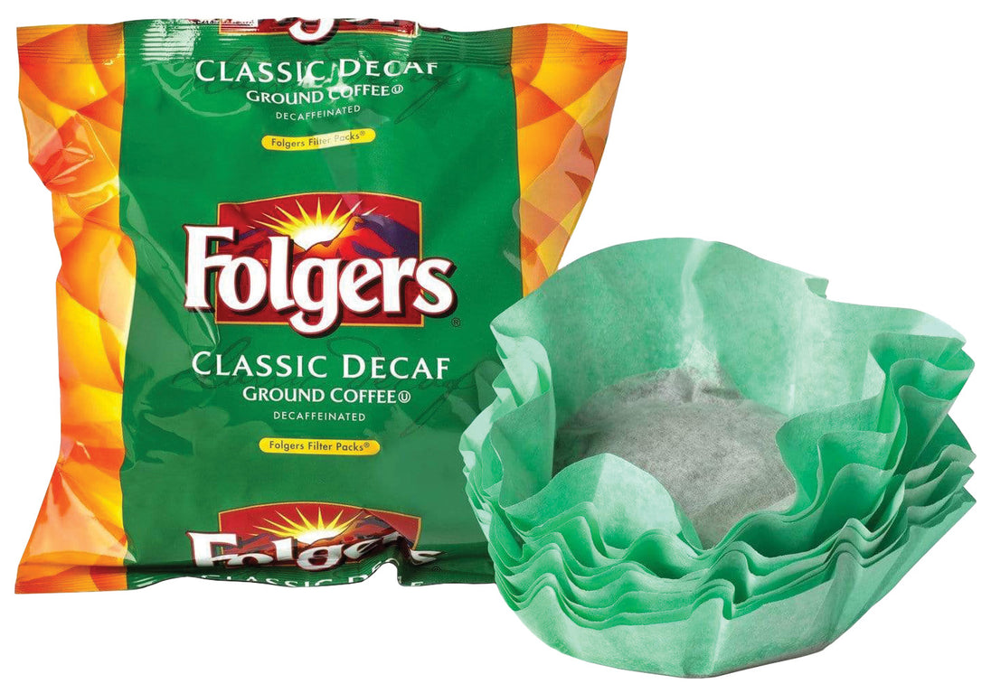 Folgers Classic Decaf FilterPak Coffee - .9 oz - Qty. 40