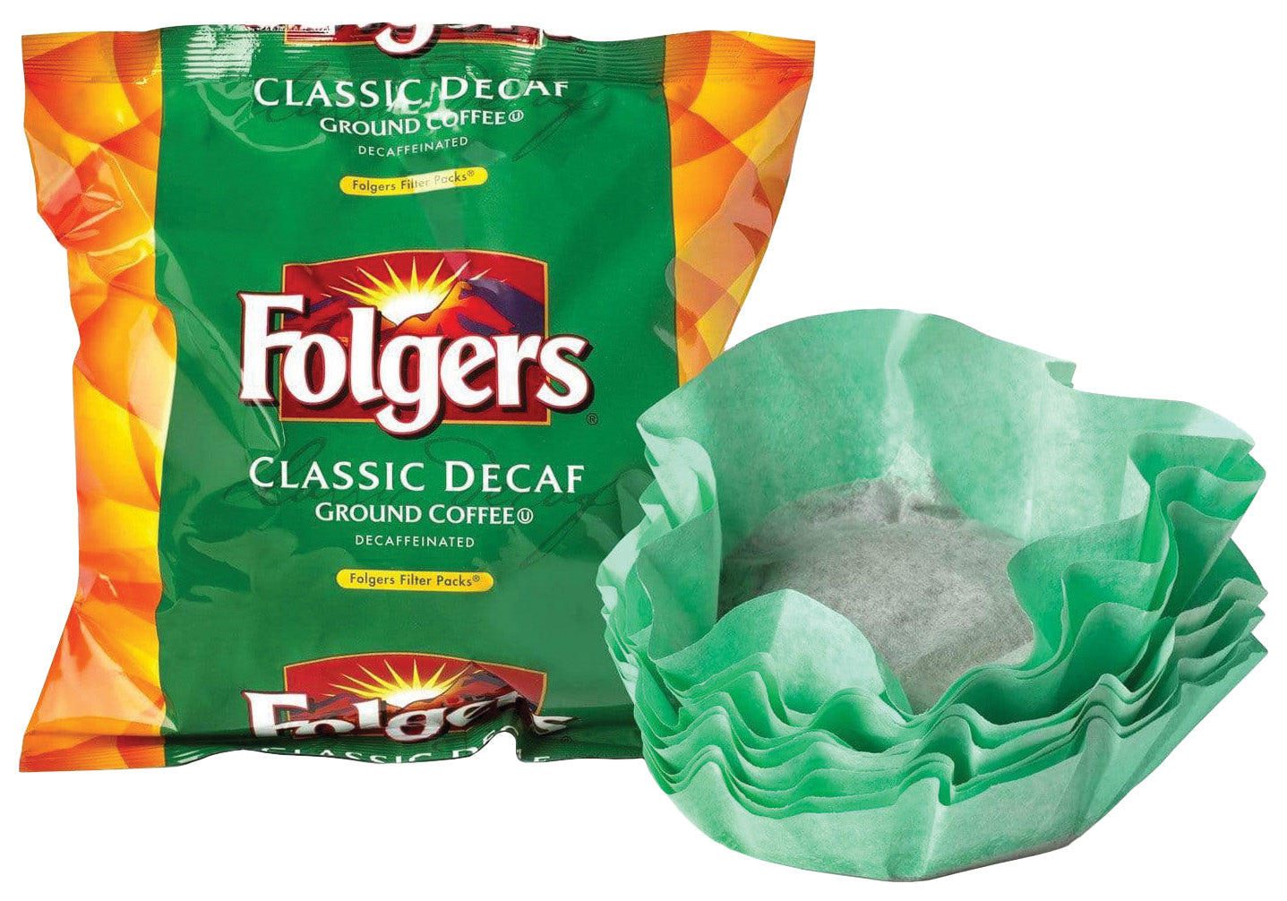 Folgers Classic Decaf FilterPak Coffee - .9 oz - Qty. 40