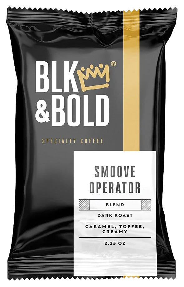 BLK-Bold Smoove Operator Ground Coffee - 2.25 oz - Qty. 42