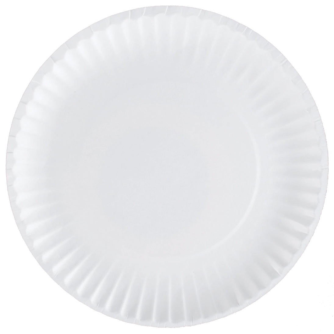 Sysco 9" Paper Plate White - Qty. 1200