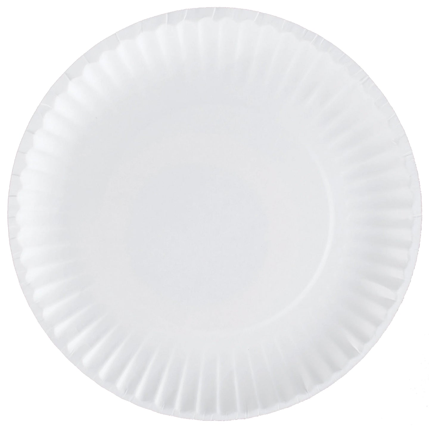 Sysco 9" Paper Plate White - Qty. 1200