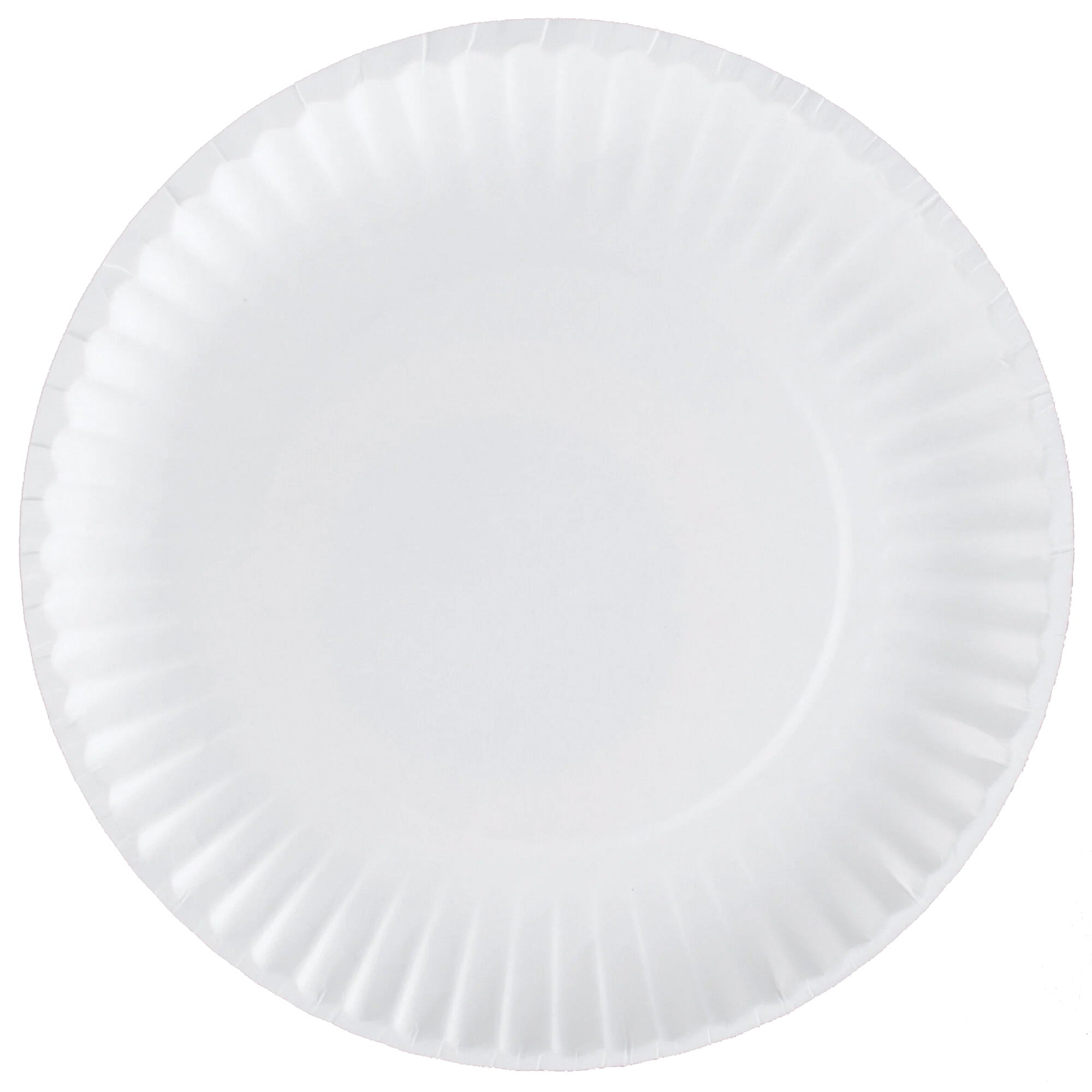Sysco 9" Paper Plate White - Qty. 1200