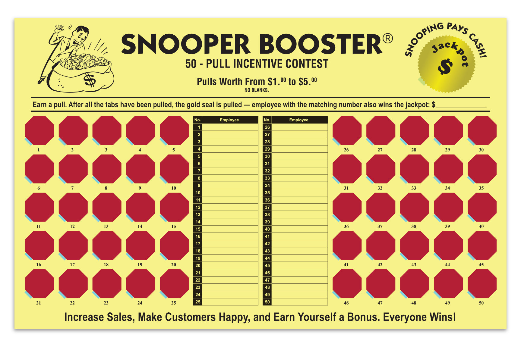 Incentive Cash Board - Snooper Booster