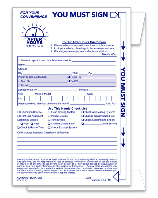 Night Drop Envelopes (Packs of 500)