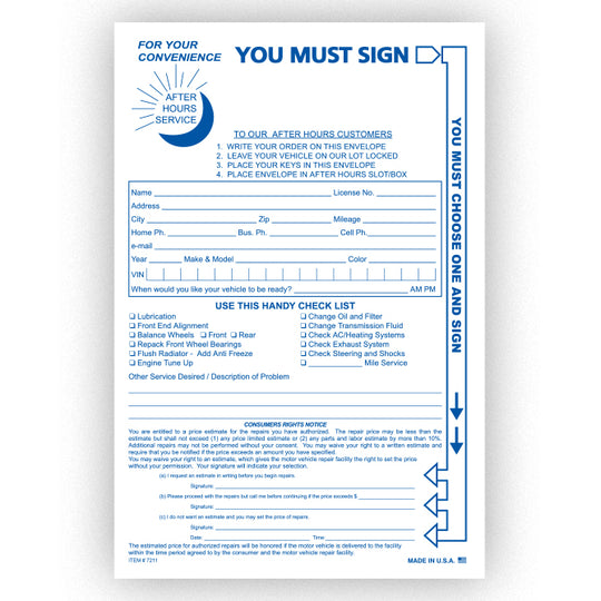 Night Drop Envelopes (Packs of 100)